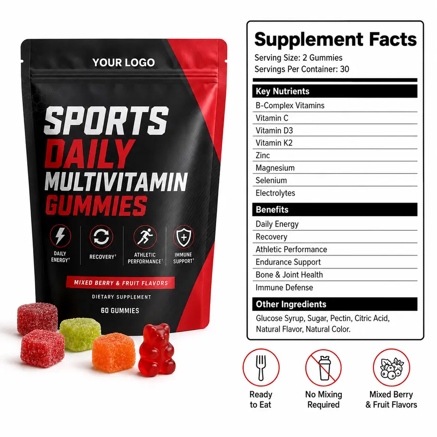Daily Wellness private-label functional gummy concept