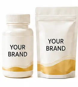 Private-label functional gummy bottle and pouch packaging options