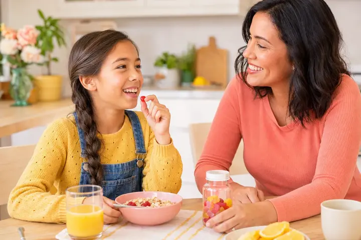 Kids’ Wellness functional gummy usage scenario
